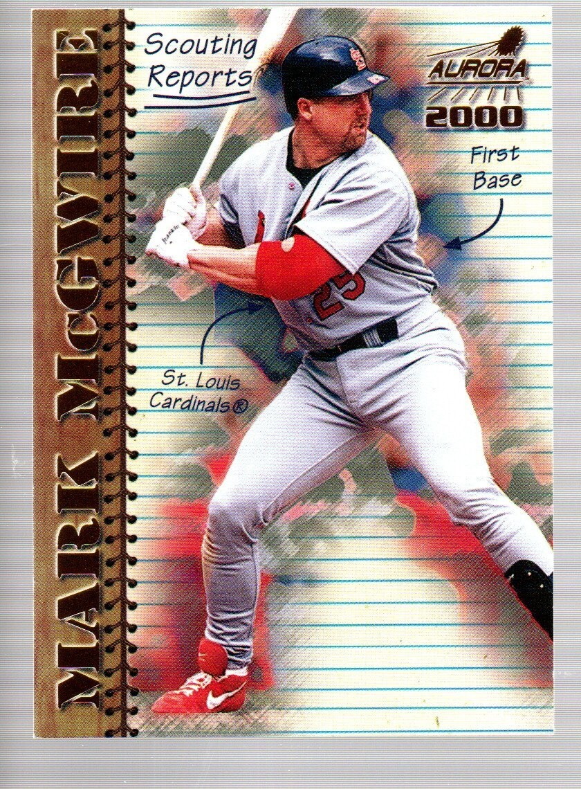 2000 Aurora Scouting Report #16 Mark McGwire