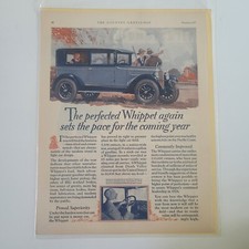 December 1927 Magazine Print AD, Article Whippet
