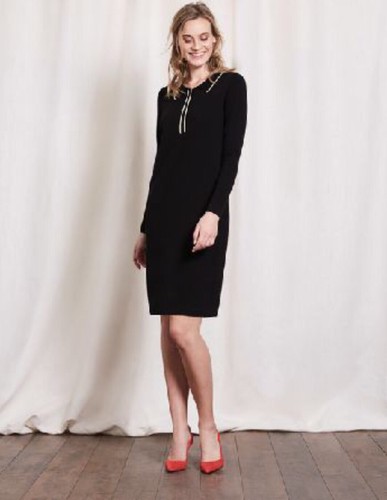 White Wool Knitted Sweater Dress (WW152 
