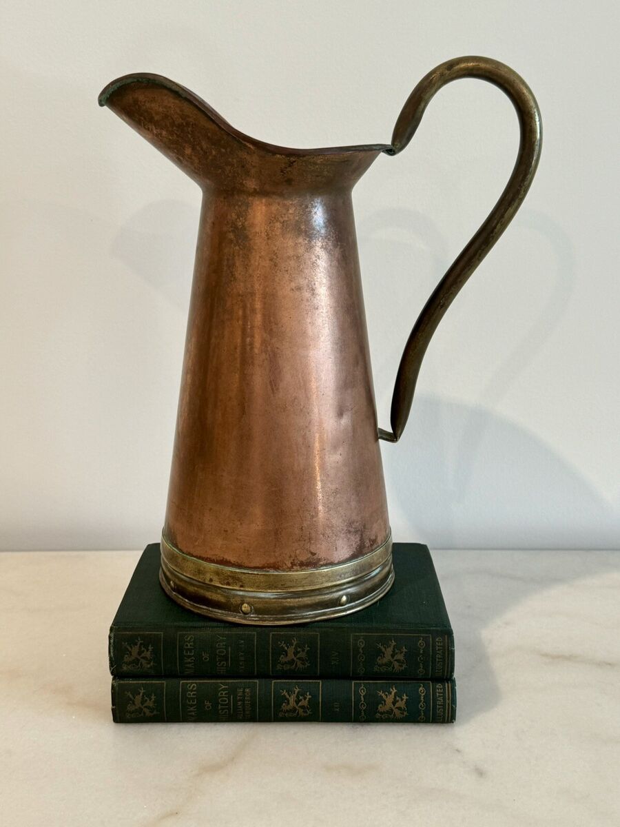 Vintage Tagus R-62 Copper And Brass 11” Pitcher. Made In Vintage Tagus R-62 Copper And Brass 11” Pitcher. Made In