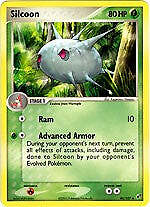 Pokemon EX Deoxys  46/107 Uncommon Card - Silcoon
