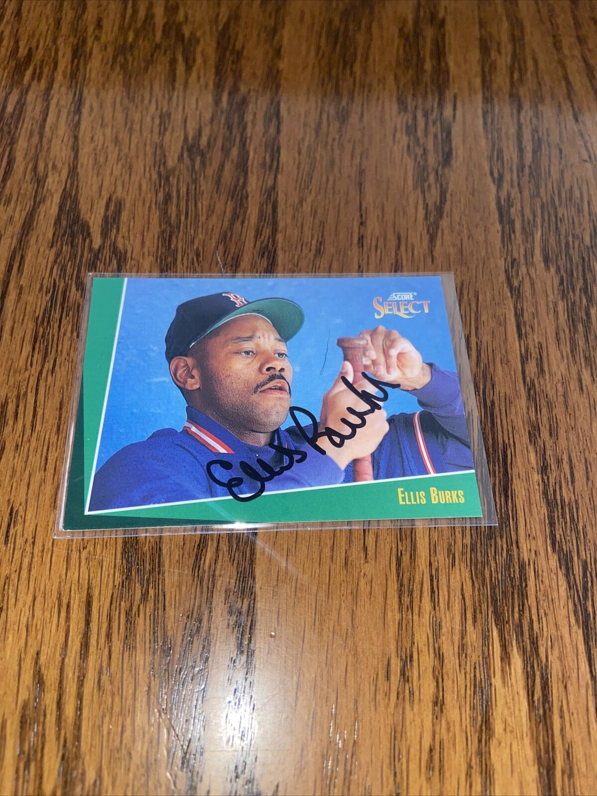 Ellis Burka autograph baseball card - Picture 2 of 2