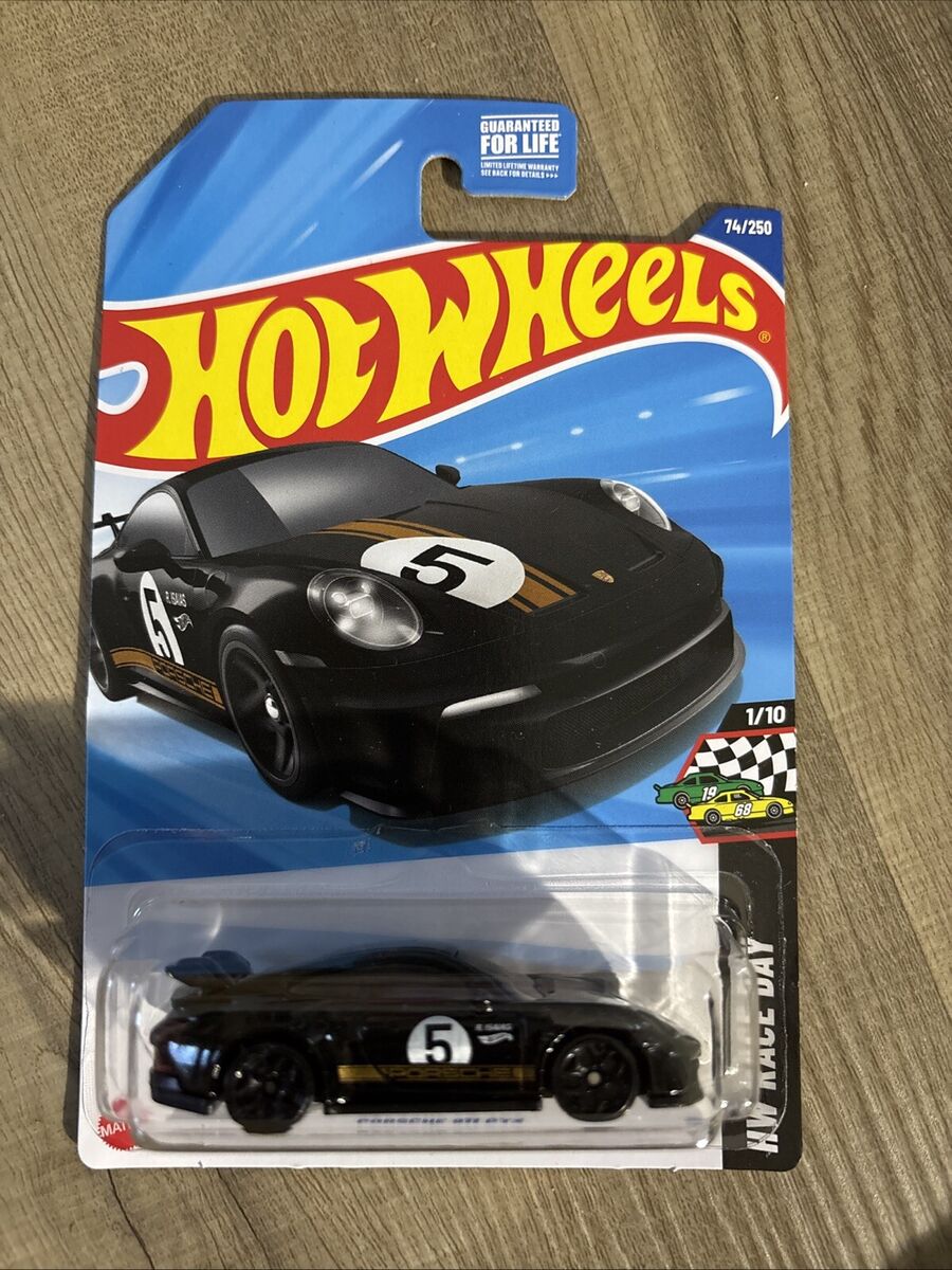Hot Wheels Porsche 911 Gt3 Hw Race Day 1/10 74/250 Black Hot Wheels Porsche 911 Gt3 Hw Race Day 1/10 74/250 Black