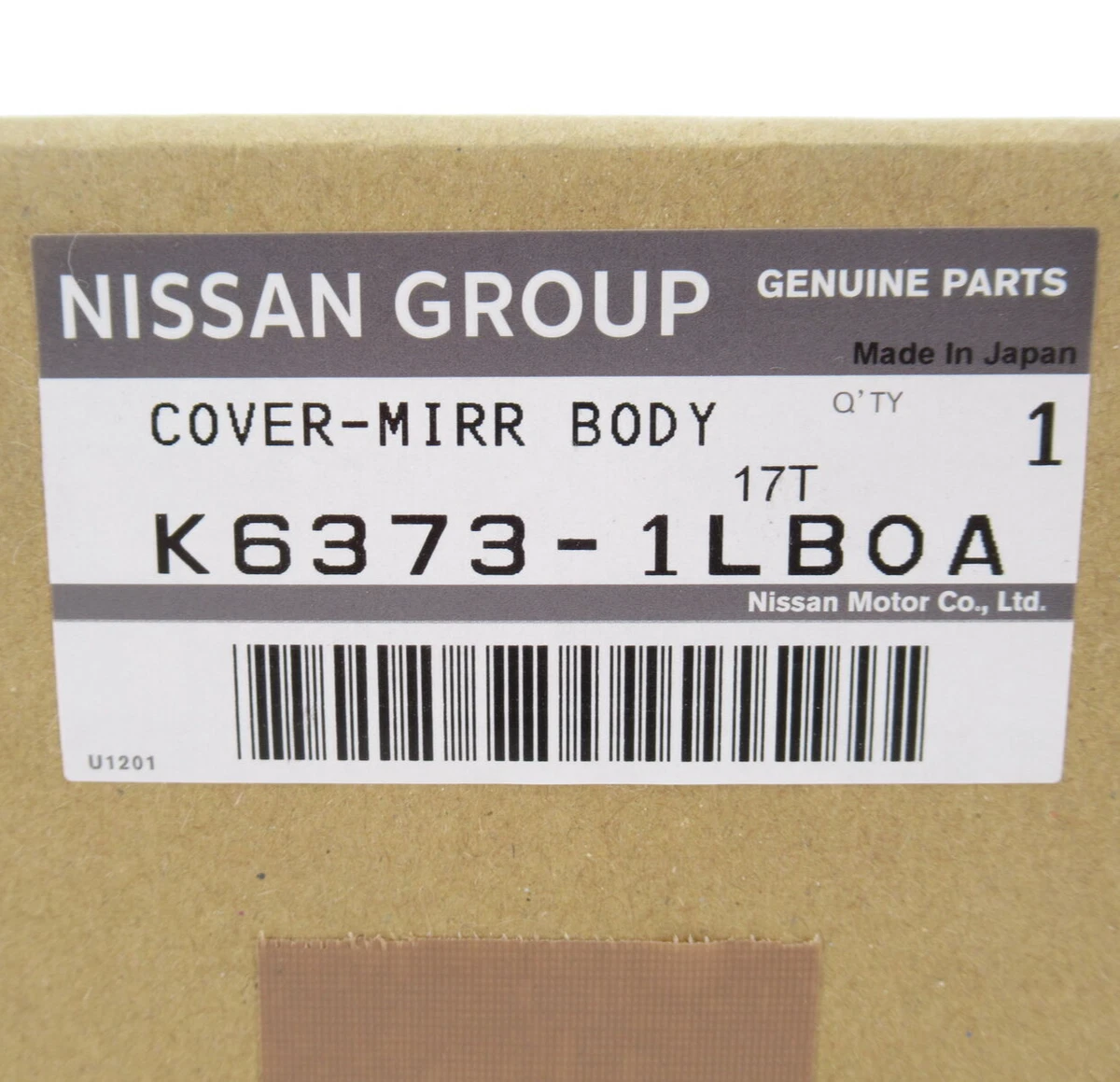 Genuine OEM Nissan Infiniti K6373-1LB0A Passenger RH Side Mirror  