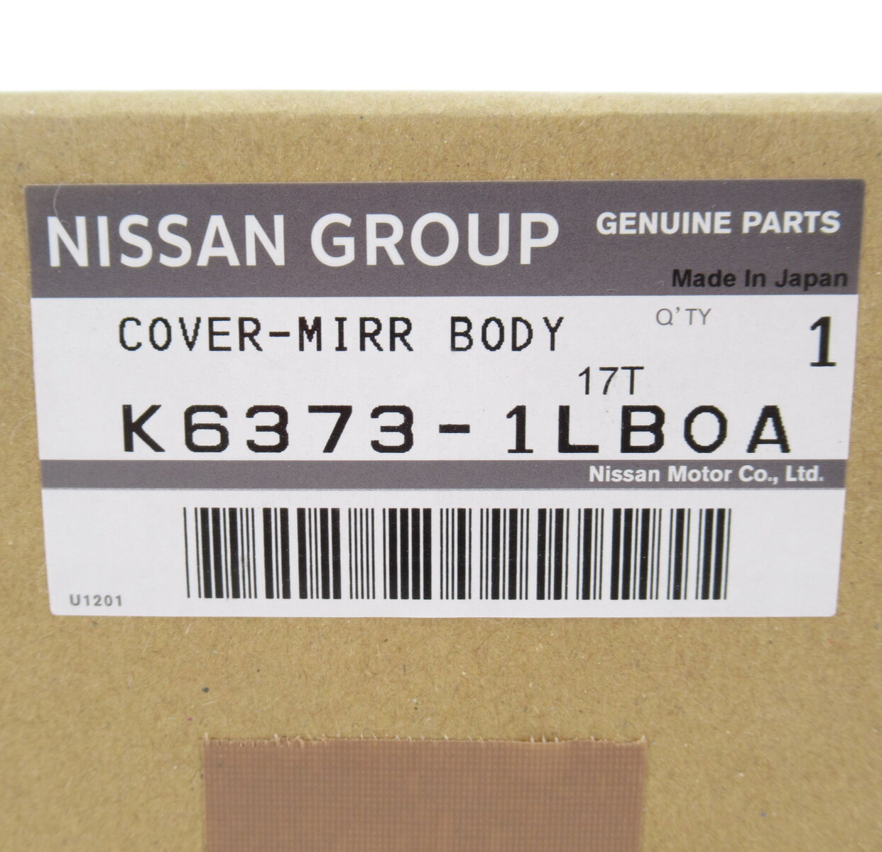 Genuine OEM Nissan Infiniti K6373-1LB0A Passenger RH Side Mirror 