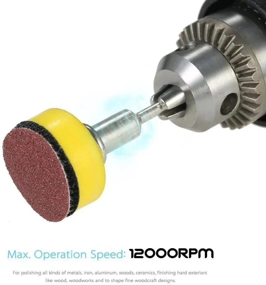 100pcs Polishing Sanding Disc Pads for Dremel Rotary Tool Sandpapers Accessories - Image 4 of 4