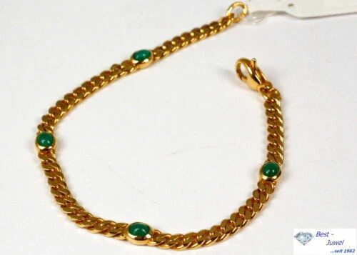 Smaragd Edelstein Echtschmuck-Armbänder-Anhänger