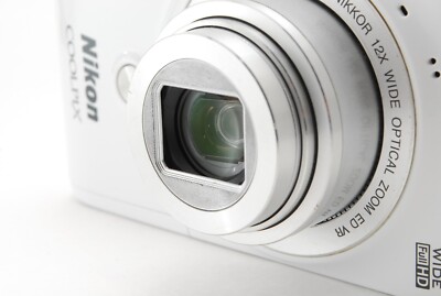 EXC+5 in Box] Nikon COOLPIX S6900 White 16.0MP Digital