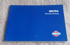 Nissan Micra Betriebsanleitung 1995 viele Modelle (y380-K)