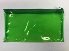 12 PCS LIGHT GREEN Zipper Makeup Bag Pencil Pouch Travel Accessories Holder