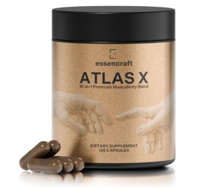 Atlas X Mens 10-in-1 Masculinity Maximizer Male Sexual Energy Strength Stamina