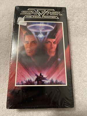 Star Trek V The Final Frontier VHS Tape RARE Hi Fi 32044 Paramount