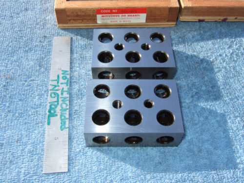 Mitutoyo Gauge Block Set 516-967 BM1-32-1 Grade 1 32pcs with Case 