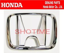 Honda 92-95 Civic Si Eg6 Sir Front Genuine Chrome Badge Emblem Hatchback Oem