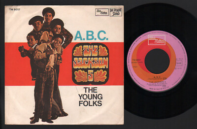 7'' MICHAEL JACKSON FIVE A.B.C. / THE YOUNG FOLKS 1970 ITALY TAMLA MOTOWN DETROIT