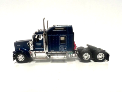 DCP, FIRST GEAR 1/64 SCALE W-900 KENWORTH STUDIO SLEEPER, BLUE
