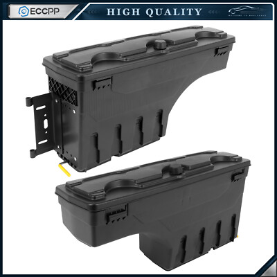 For Dodge Ram 1500 2500 3500 02-18 Right+Left Side Truck Bed Storage Tool Box