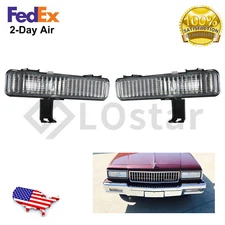 Left & Right Turn Signal Light Plastic Lens Fits 1980-1990 Chevrolet Caprice