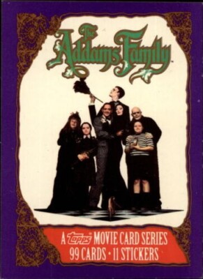 B2070- 1991 Die Addams Family Trading Cards 1-99 + Sticker - Sie Wählen