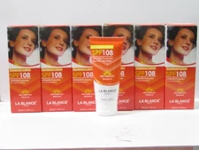 La Blance Sunblock Lotion SPF 108 Protection For Face & Body Lot of 6 x 1.98 oz