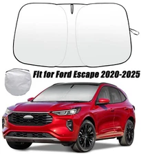 Foldable Windshield Sun Shade Visor Car UV Block Cover Fit 2020-2025 Ford Escape