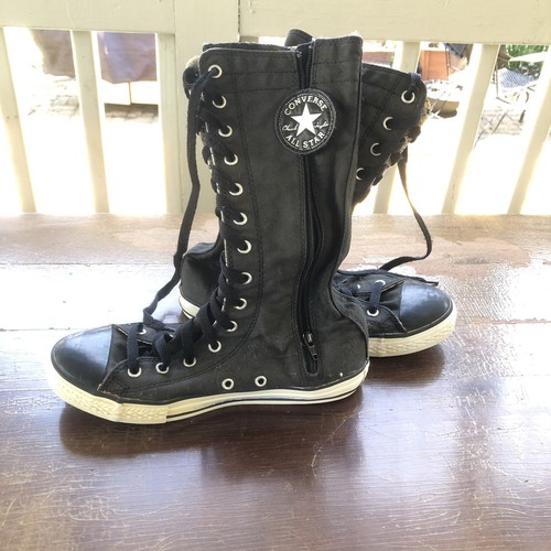 converse boots with zipper