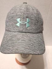 UNDER ARMOUR UA Classic Fit Youth Threadborne Hat Heather Gray Embroidered Logo