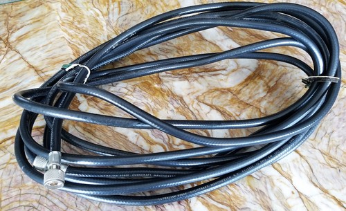 25 ft Ultralink 93605 Coaxial Cable N Male Connectors 10 awg RG213 Low Loss 50 Ω - Picture 1 of 4