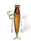 Vintage BABY PIKE MINNOW Pikie Scale Fishing Lure #900 - glass eyes — photo 4