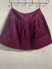 Red Valentino Skirt US Size 8 IT 44 Purple Velvet