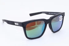 NEW COSTA DEL MAR PESCAOR UCI 006 BLACK POLARIZED AUTHENTIC SUNGLASSES 55-17
