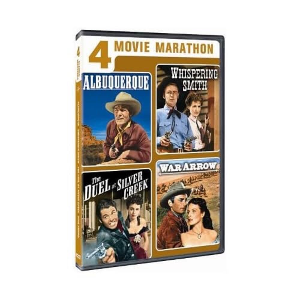 4 Movie Marathon Classic Western: Albuquerque / Whispering Smith / The Due (DVD)
