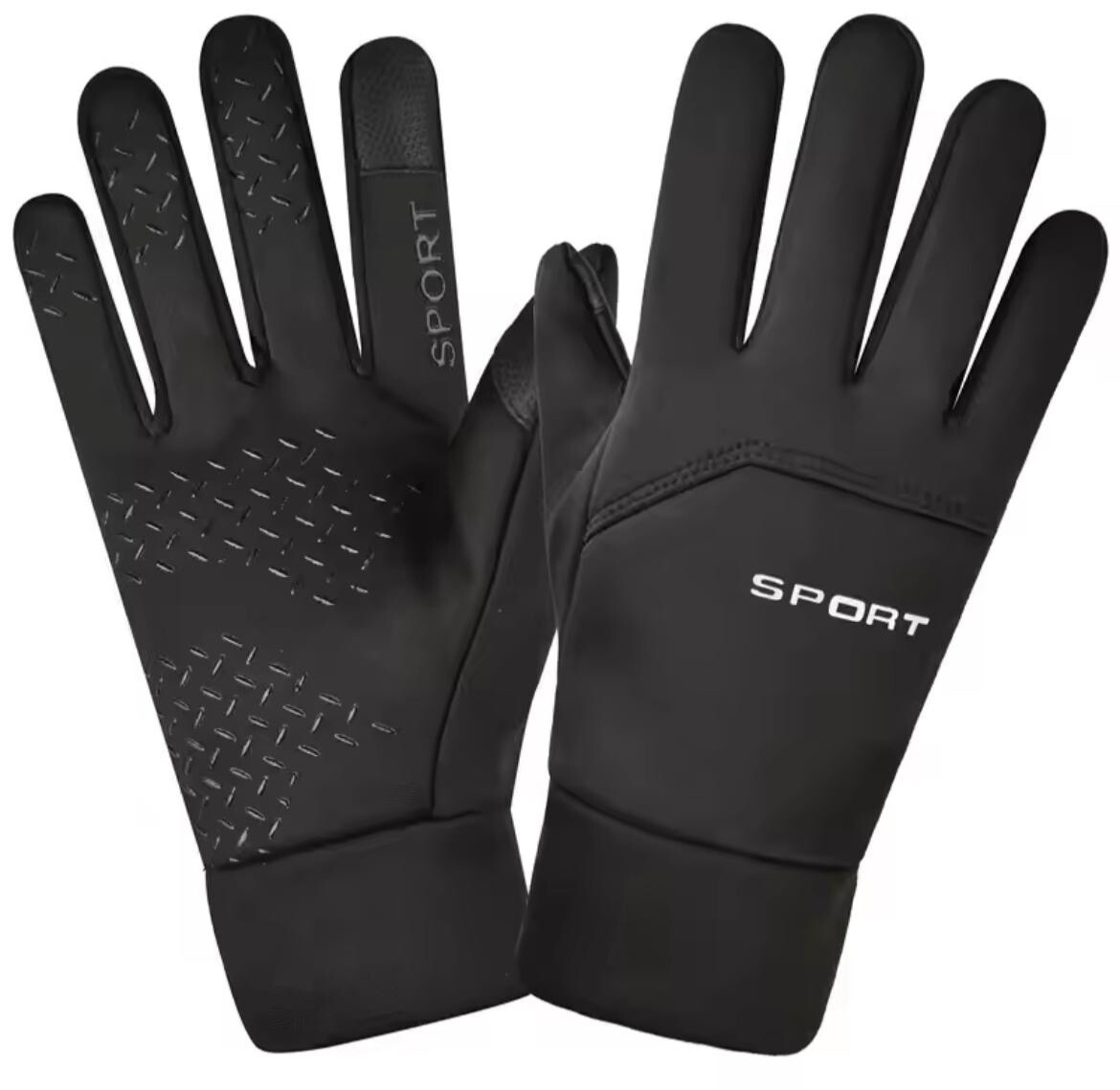 Winter Gloves Touchscreen Windproof Running Thermal Cold Weather for Men Women-image