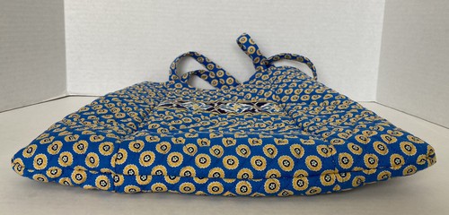 Vera Bradley RIVIERA AZUL Curvy Bolso de Mano Bolso Plano Grande Viaje - Imagen 4 de 10