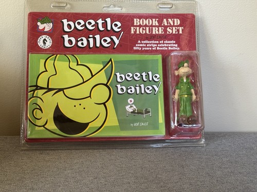 Dark Horse Comics 2000 Beetle Bailey Book And Figure Set Beetle NEW - Picture 2 of 6