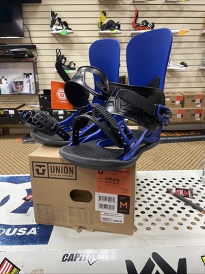 Union Strata Men s Snowboard Binding Size M 2023 Blue