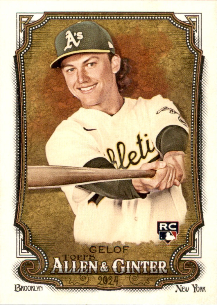 Zack Gelof 2024 Topps Allen & Ginter RC #82 Oakland Athletics
