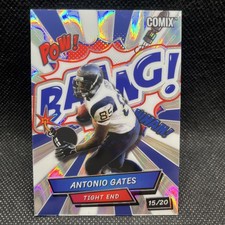 Antonio Gates 2025 Wild Card Comix Rookie & Legends /20. rookie card picture
