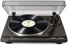 Vintage Technics SL-BD20D Automatic Belt Drive Turntable Black 33/45RPM RCA Out