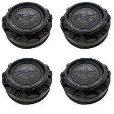 4PCS Wheel Center Hub Cap Cover Gloss Black f...
