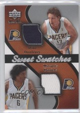 2007 Sweet Shot Swatches Memorabilia Marquis Daniels Mike Dunleavy Jr #SW-DD 0a1