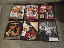 Lot of 6 HD DVDs Harry Potter, 300, Mummy, Clerks II, Old School, Animal House