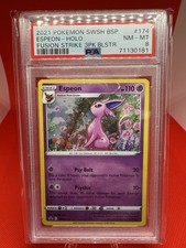 Pokemon ESPEON Black Star Promo SWSH174 Fusion Strike Cosmo Holo PSA NM-MINT TCG on eBay