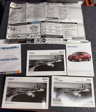 2014 Chevy Cruze Owner s Manuals Set + Origin...