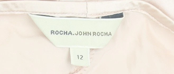 Rocha.John Rocha Womens Beige Silk Halter Camisole Top Size 12 - Image 4 of 4