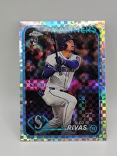 LEO RIVAS 2024 Topps Chrome Update Rookie X Fractor Refractor Card RC #USC76