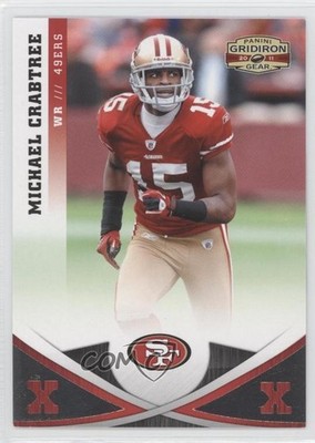 2011 Panini Gridiron Gear Silver X's 26/250 Michael Crabtree #135 0o9