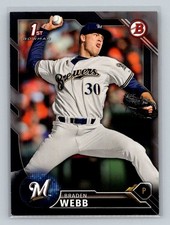 2016 Bowman Draft Silver Border #/499 #BD-82 Braden Webb