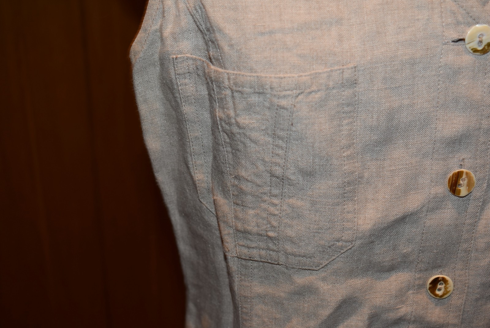 PATSY SEDDON Natural Colour Linen Sleeveless Dres… - image 6