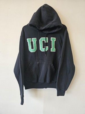 UCI Hoodie Mens Small Black Anteater Collection Pullover Vintage Style Made USA